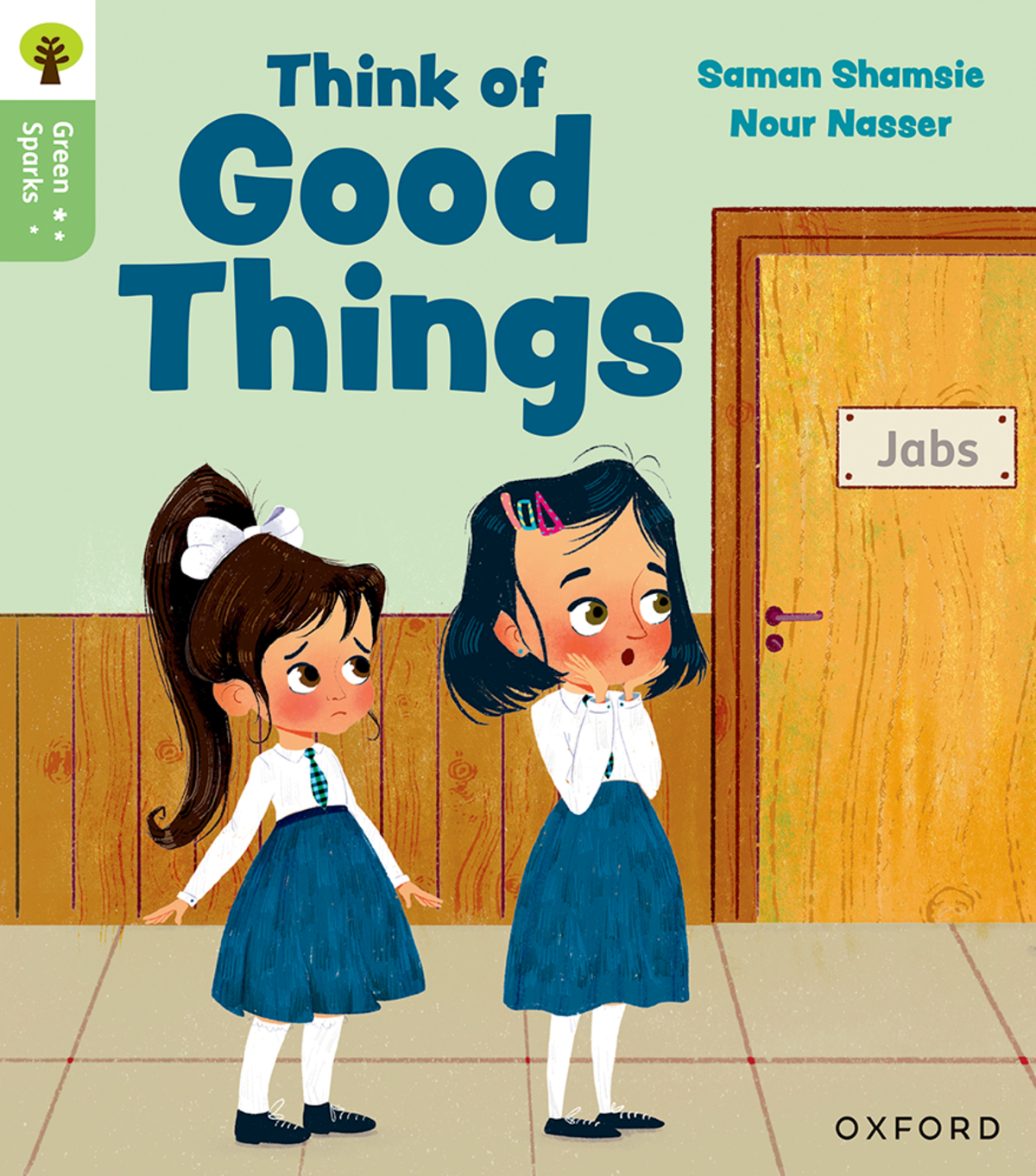 牛津大學出版社 Green Sparks 系列繪本《Think of Good Things》封面