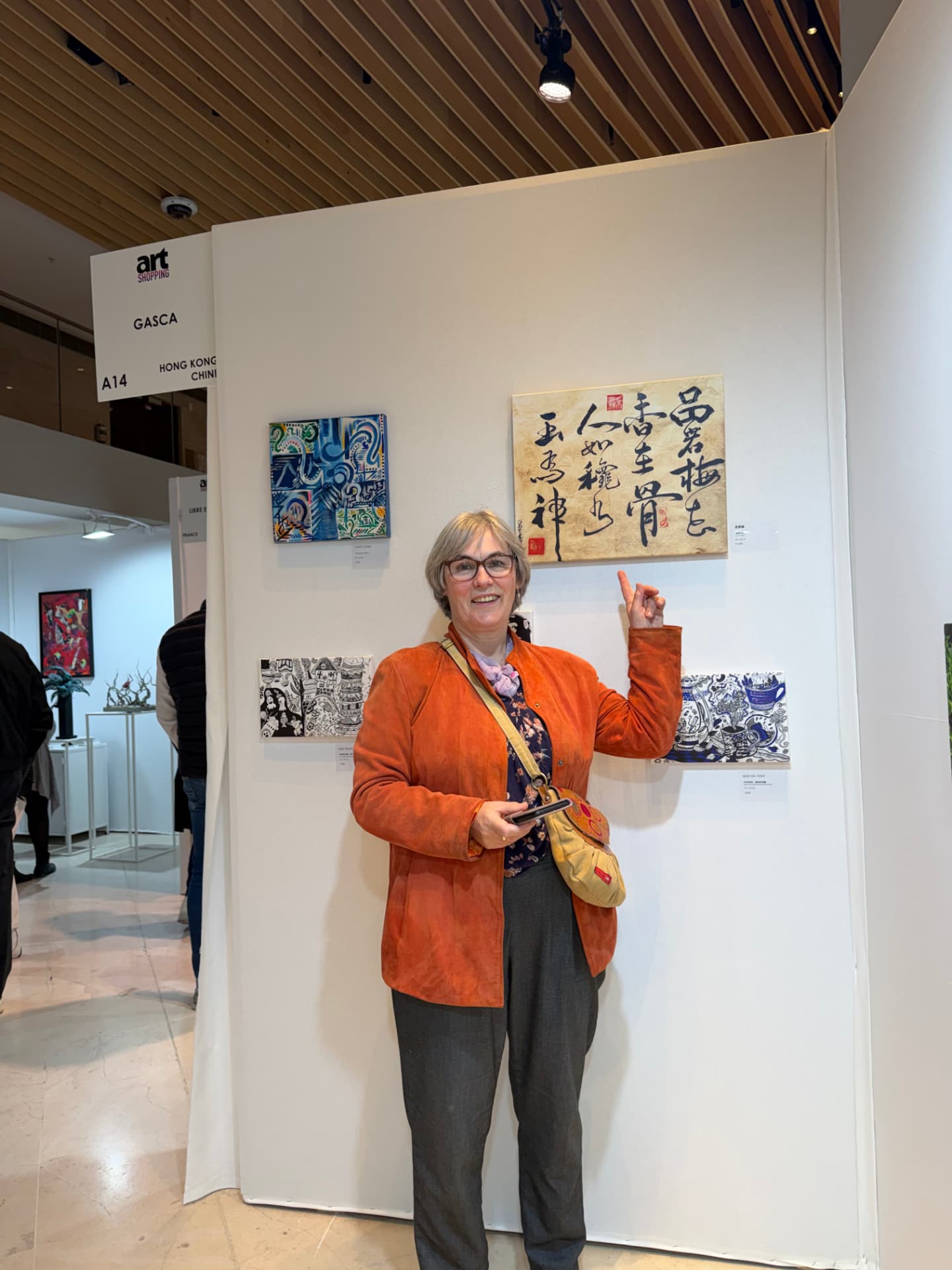GASCA 於法國巴黎 Art Shopping 展覽的展位作品