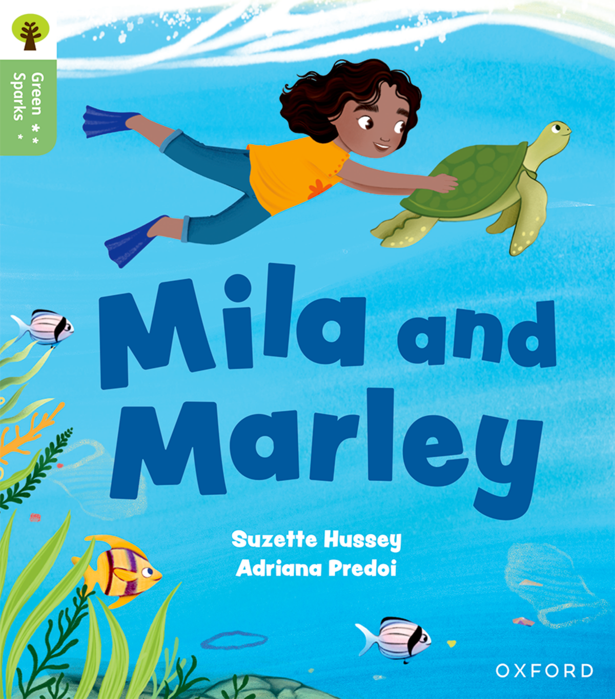 牛津大學出版社 Green Sparks 系列繪本《Mila and Marley》封面